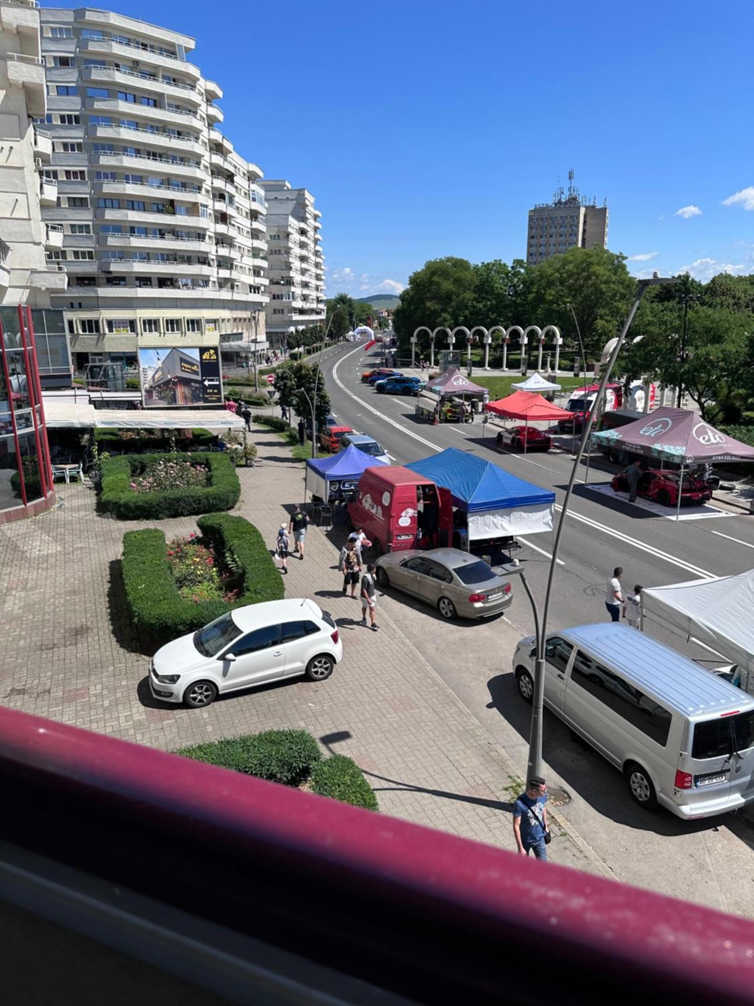 Studio Panoramic With Balcony And Parcul Unirii View Alba Iulia Dış mekan fotoğraf